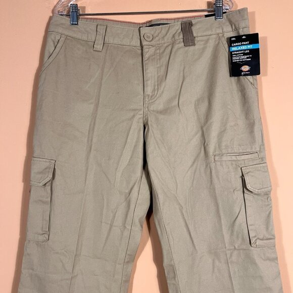 DICKIES Women's 100% Cotton Straight Leg Cargo Pants NWT - Picture 2 of 15